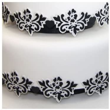 PATCHWORK STENCIL/CUTTER-BLOSSOM & SCROLL