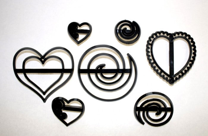 PATCHWORK SWIRLS & HEARTS CUTTER