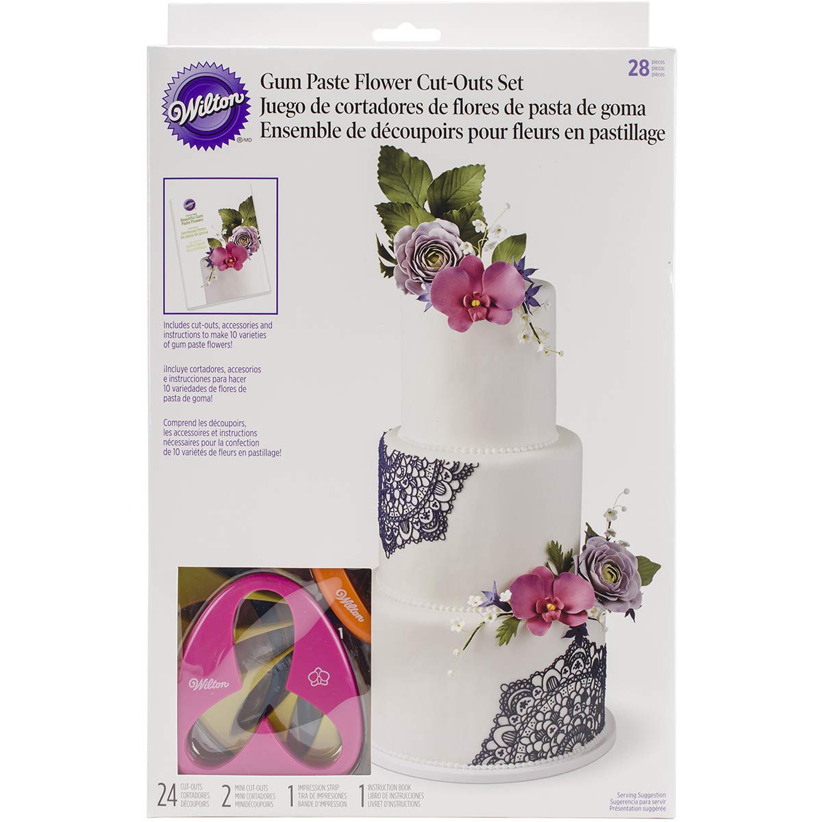 FGP GUMPASTE FLOWER CUTTER SET NEW