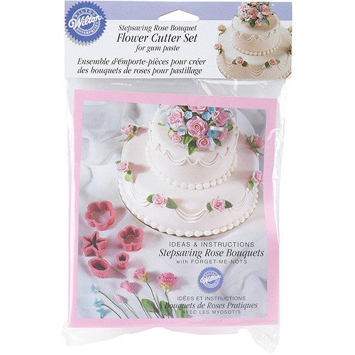 FGP GUMPASTE ROSE BOUQUET SET