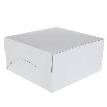 CAKE BOX 14 INCHES WHITE- PACK OF 10