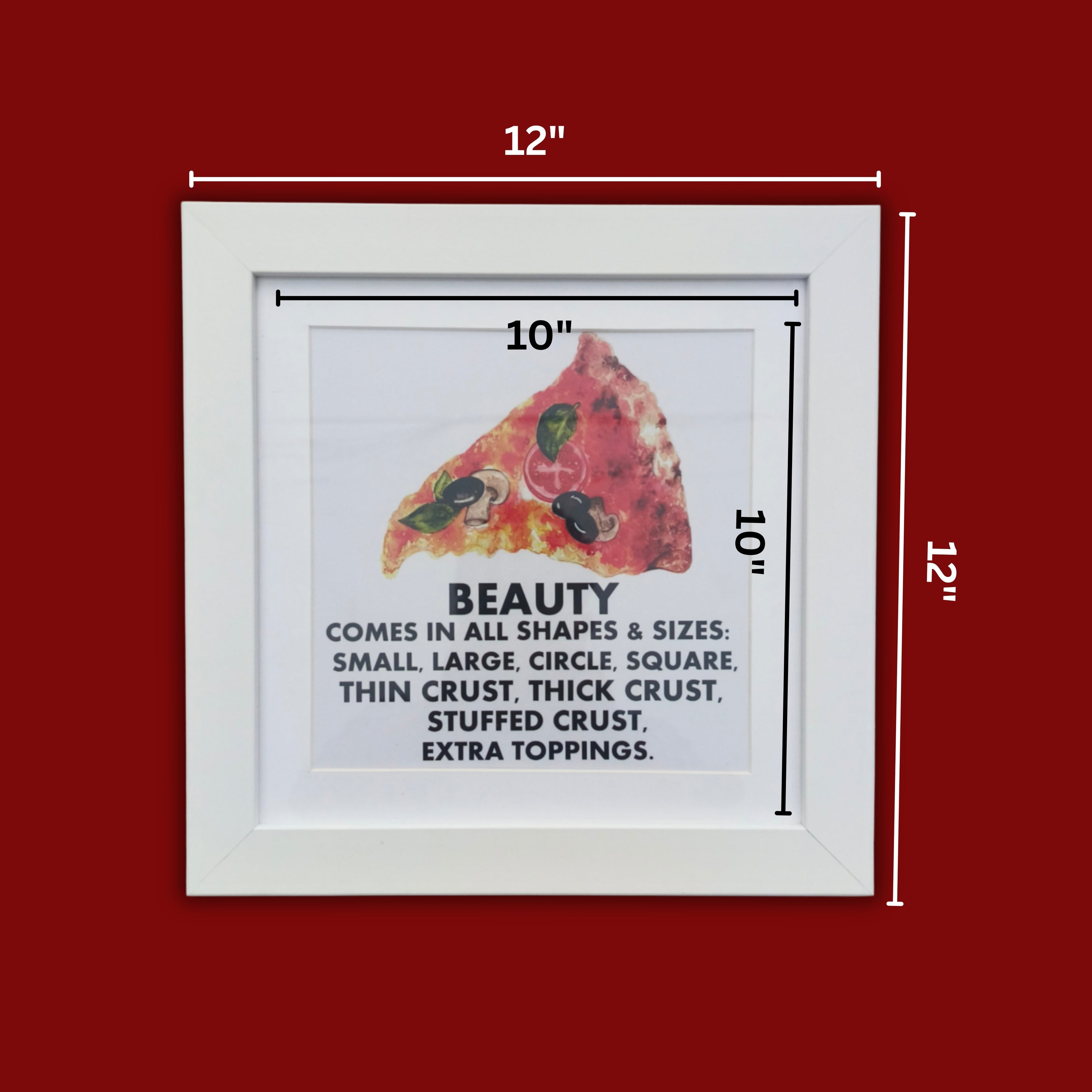 PIZZA BEAUTY FRAME