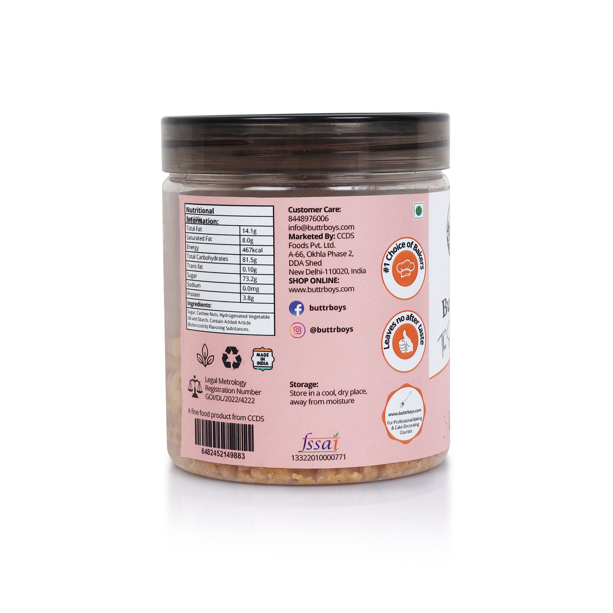 BULK BUTTERSCOTCH NUTS 2.5KG
