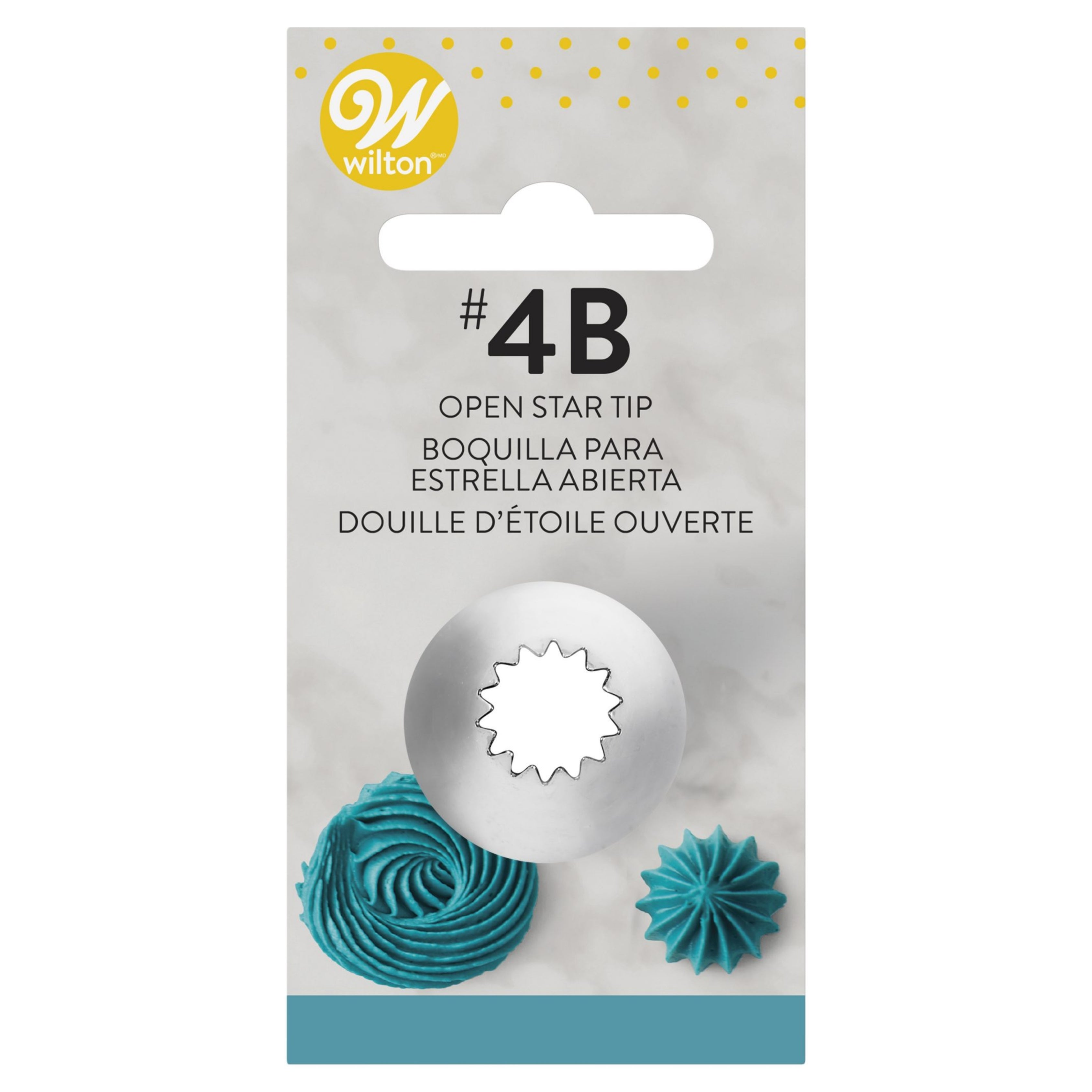 Wilton Open Star Decorating Tip 4B ButtrBoys