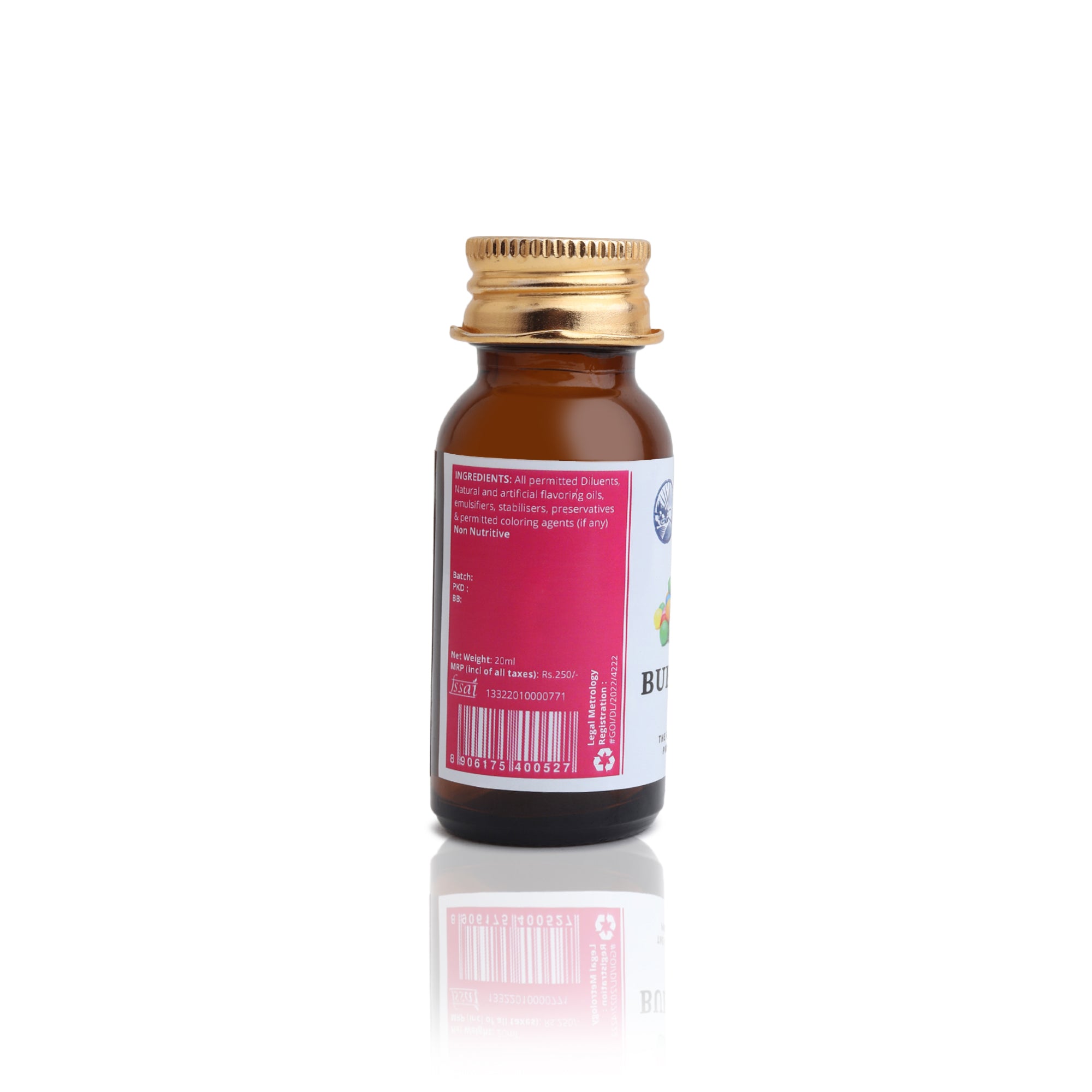 BUTTRBOYS BUBBLE GUM FLAVOUR, 20ML, A CCDS BRAND