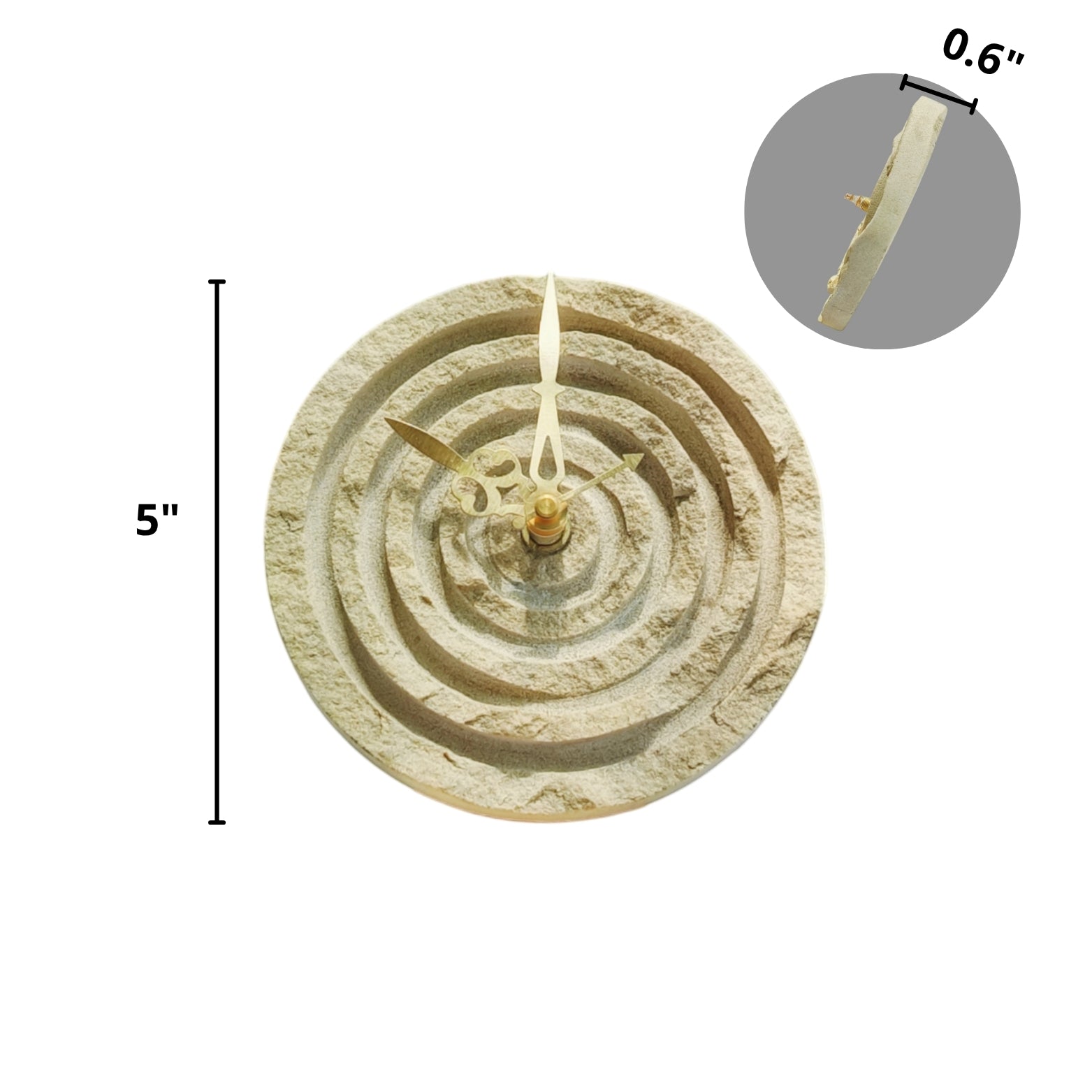 RADIAL TABLE CLOCK