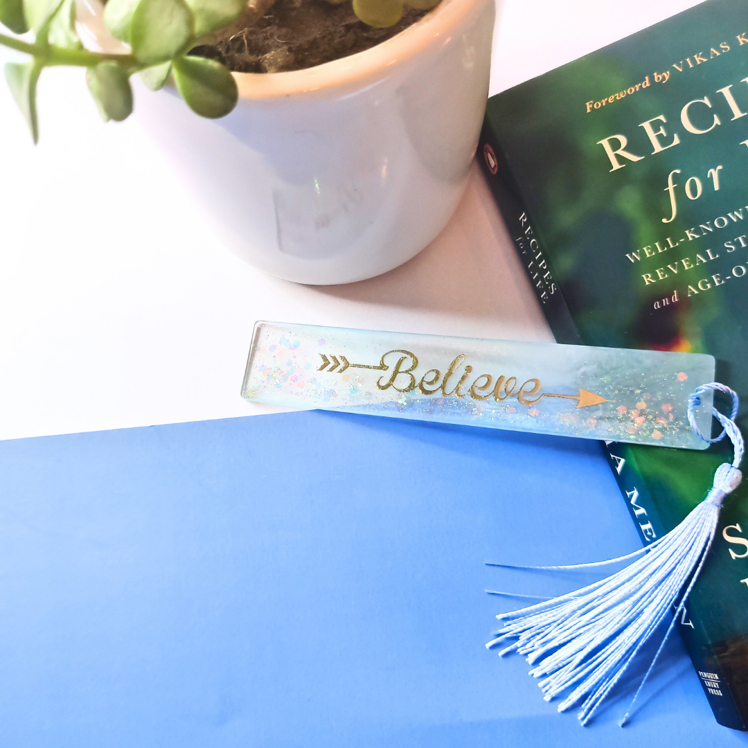Believe Resin Book Mark
