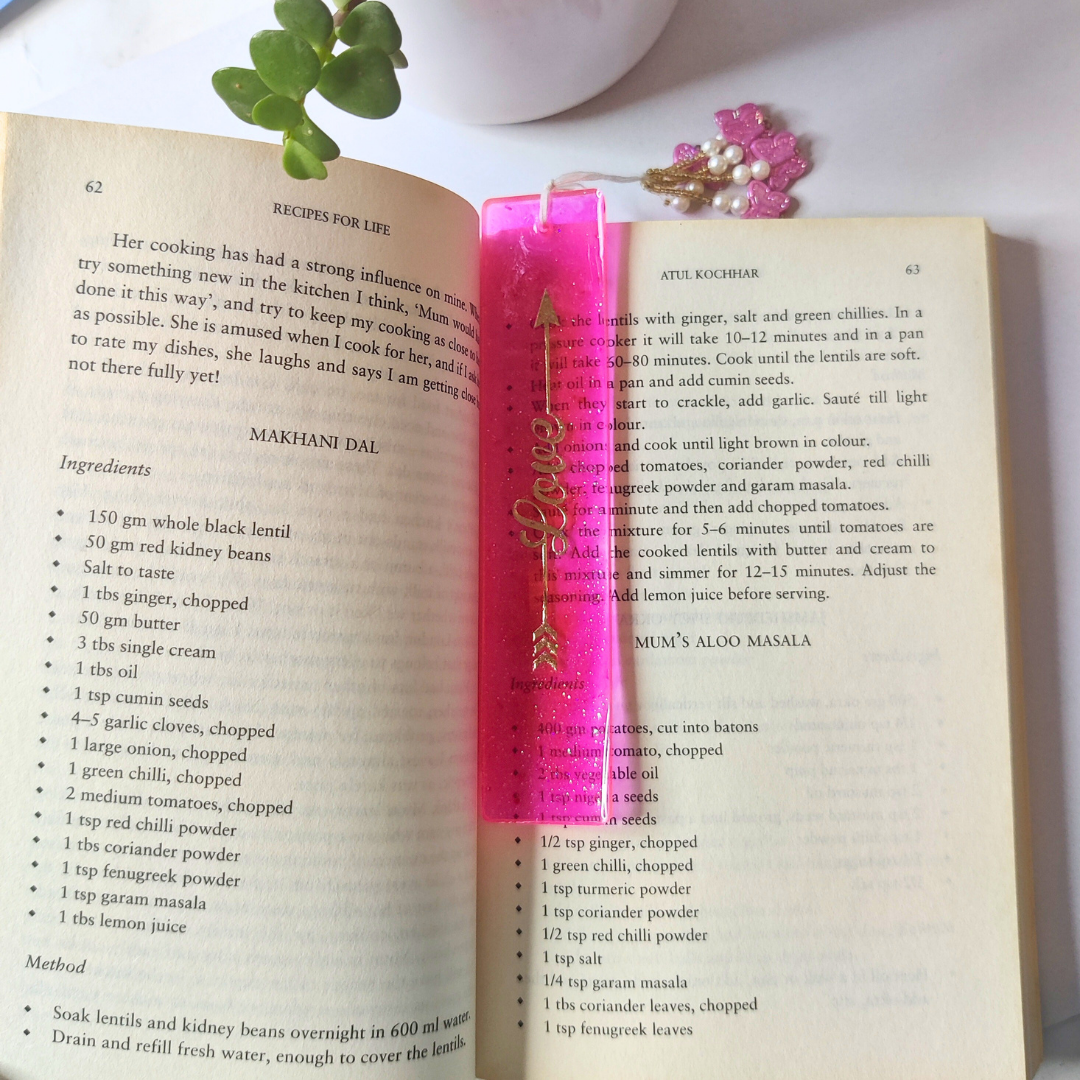 Love Resin BookMark