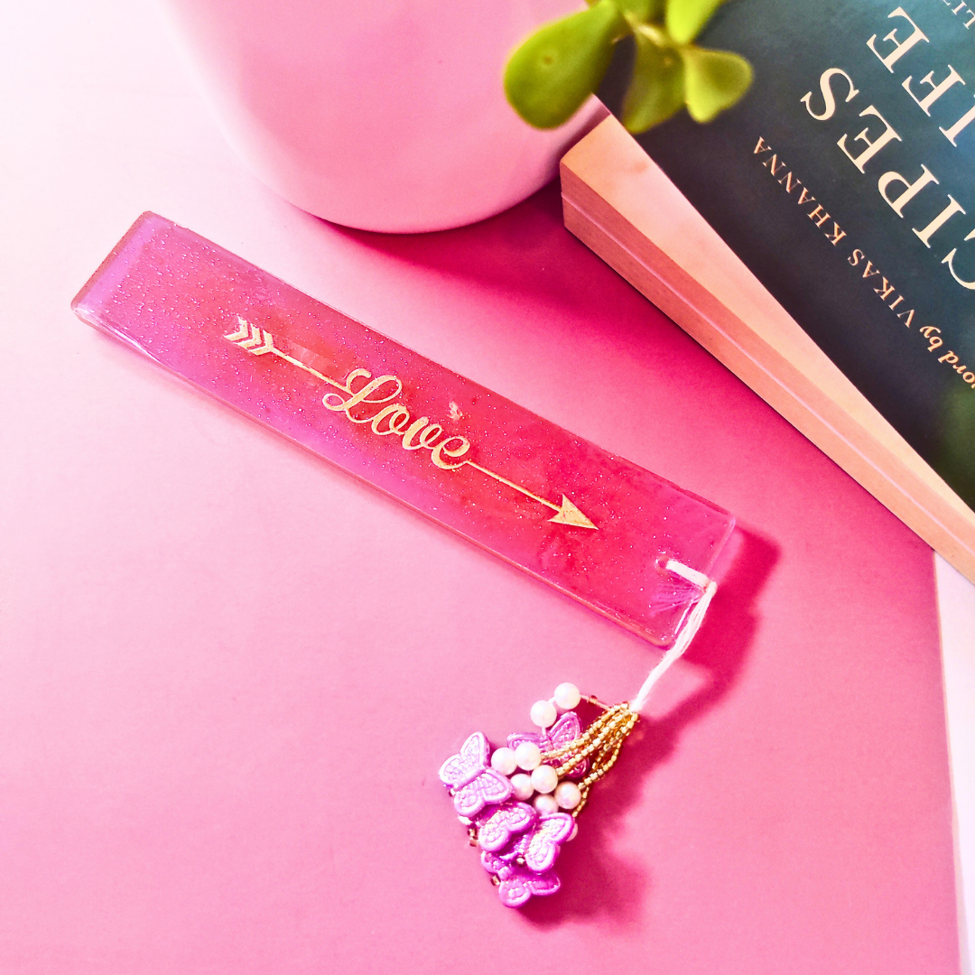 Love Resin BookMark