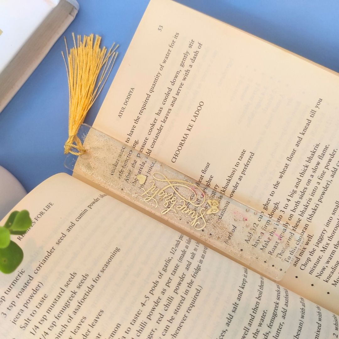 Shiny Bright Resin BookMark