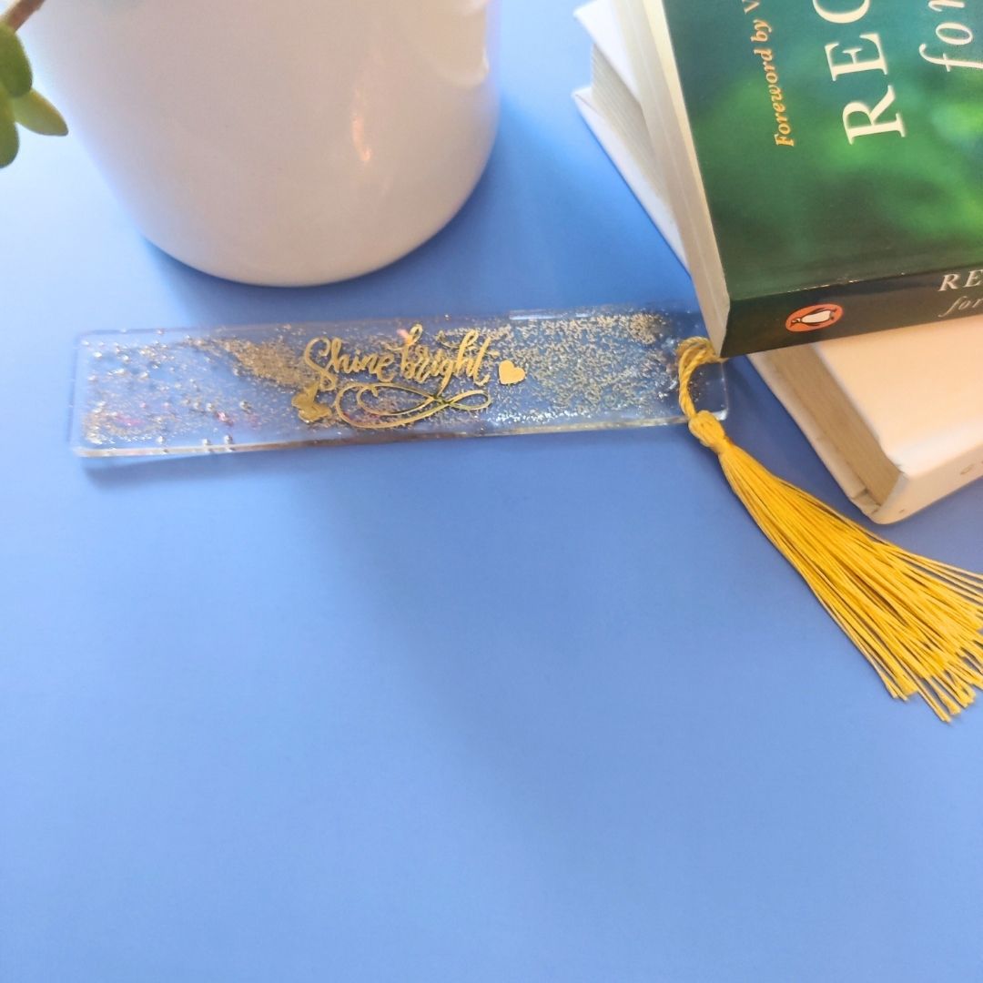 Shiny Bright Resin BookMark