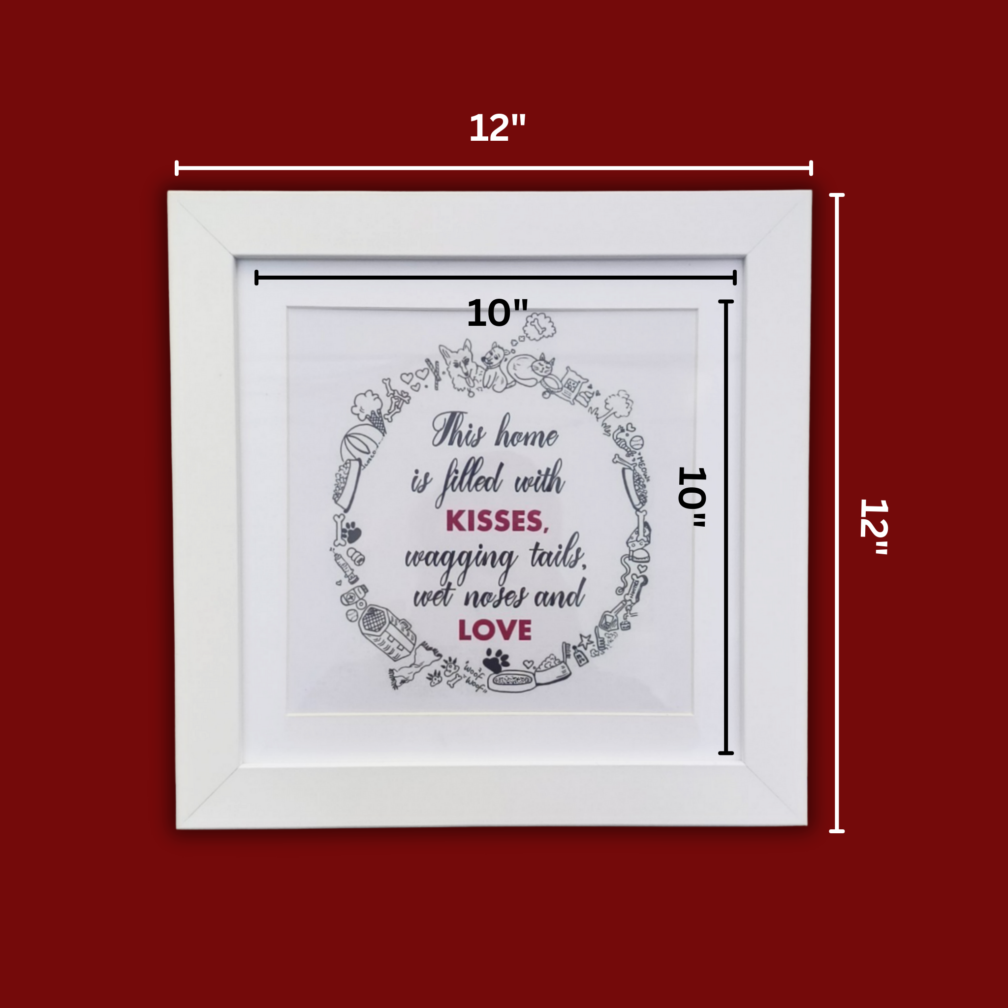 HIBISCUS LOVE LIFE FRAME