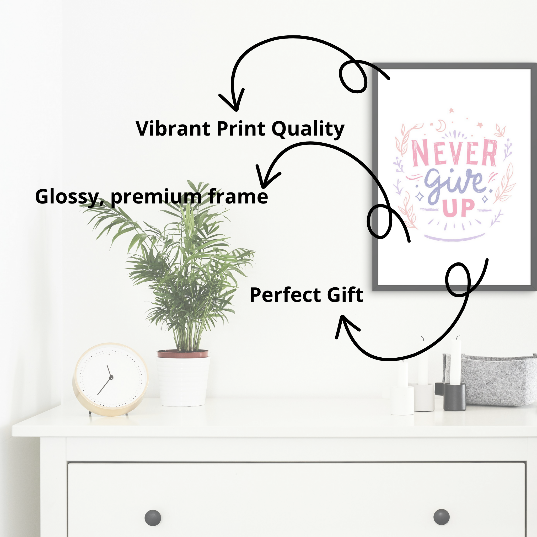 HIBISCUS LOVE LIFE FRAME