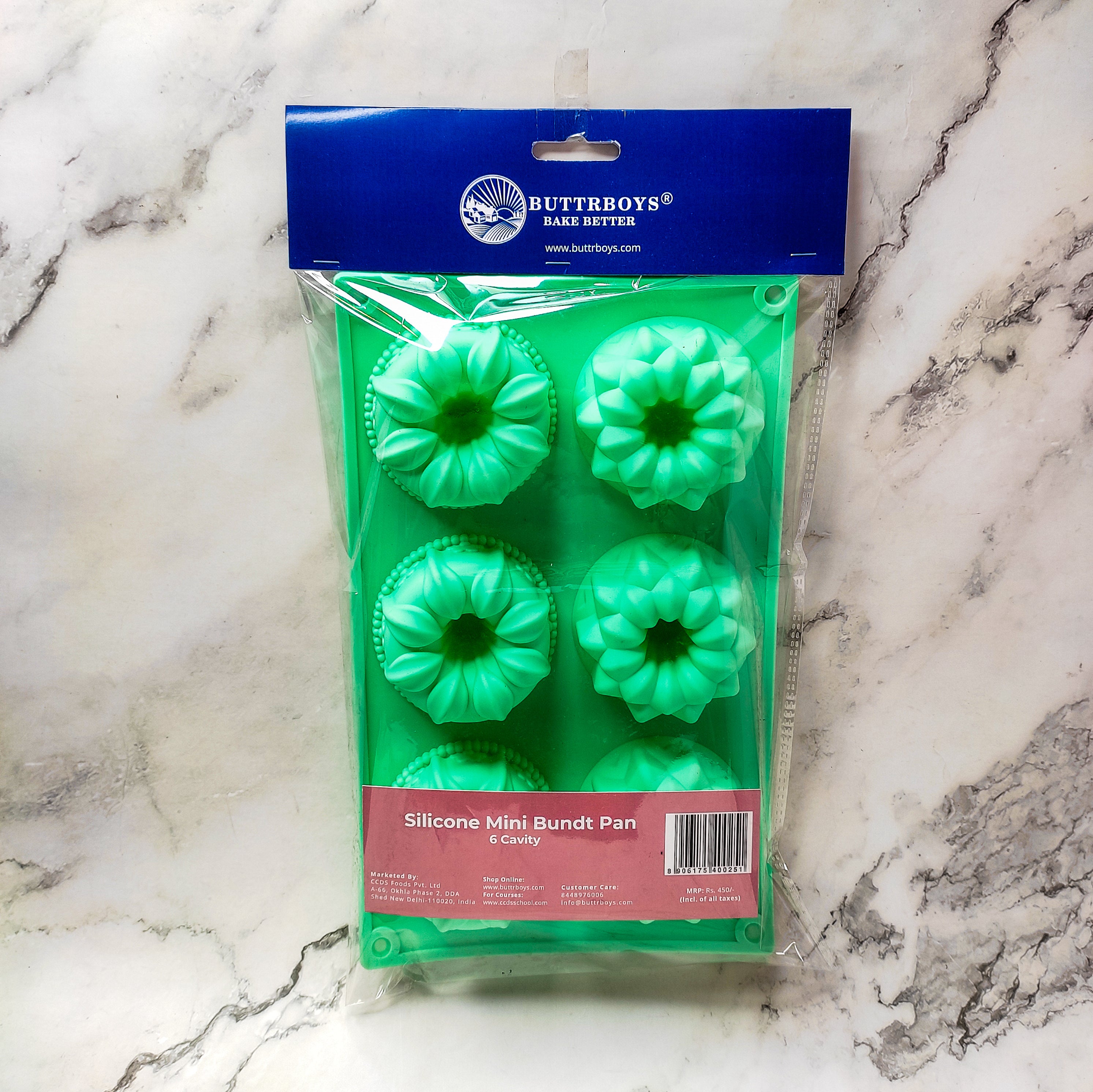 BUTTRBOYS SILICONE MINI BUNDT/6