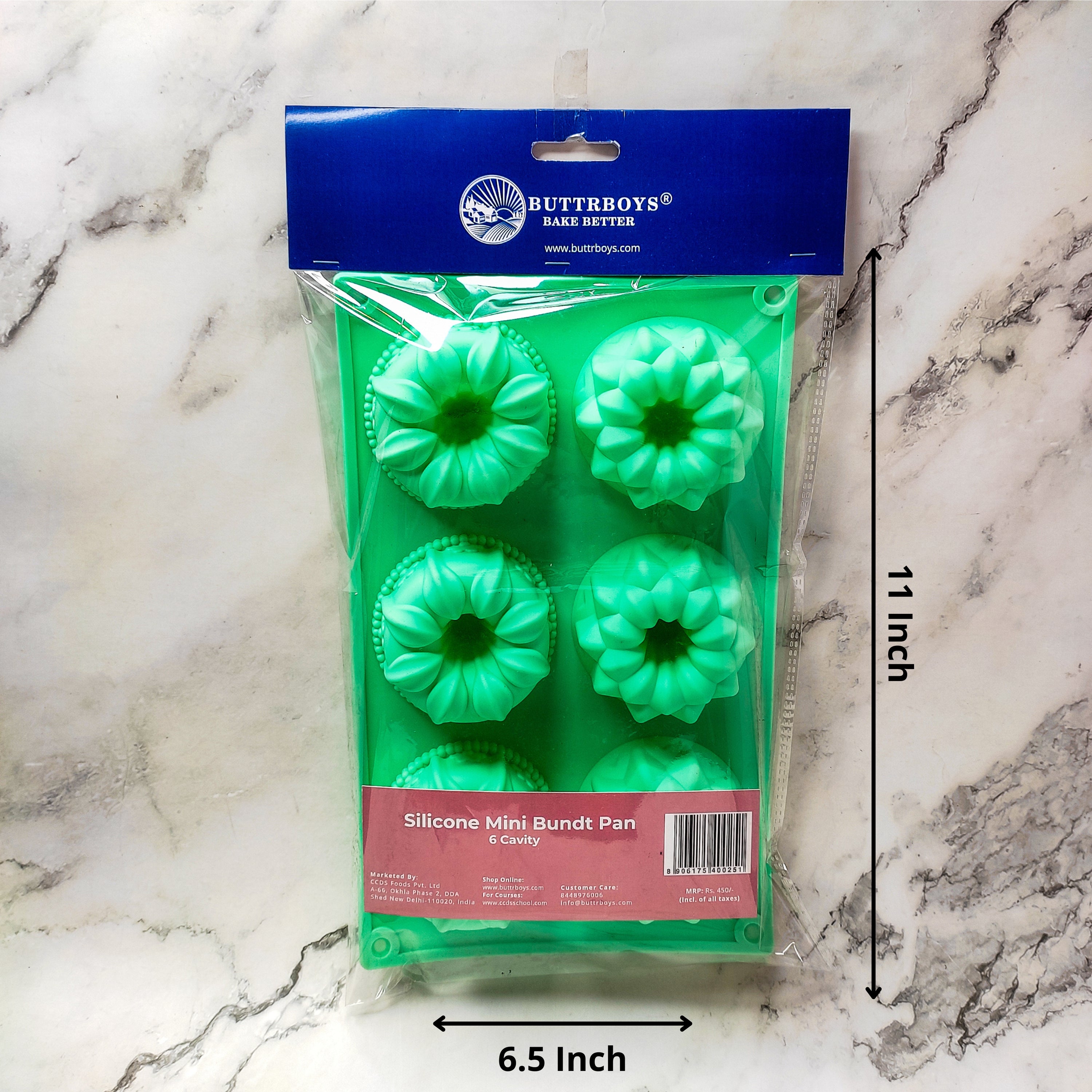 BUTTRBOYS SILICONE MINI BUNDT/6