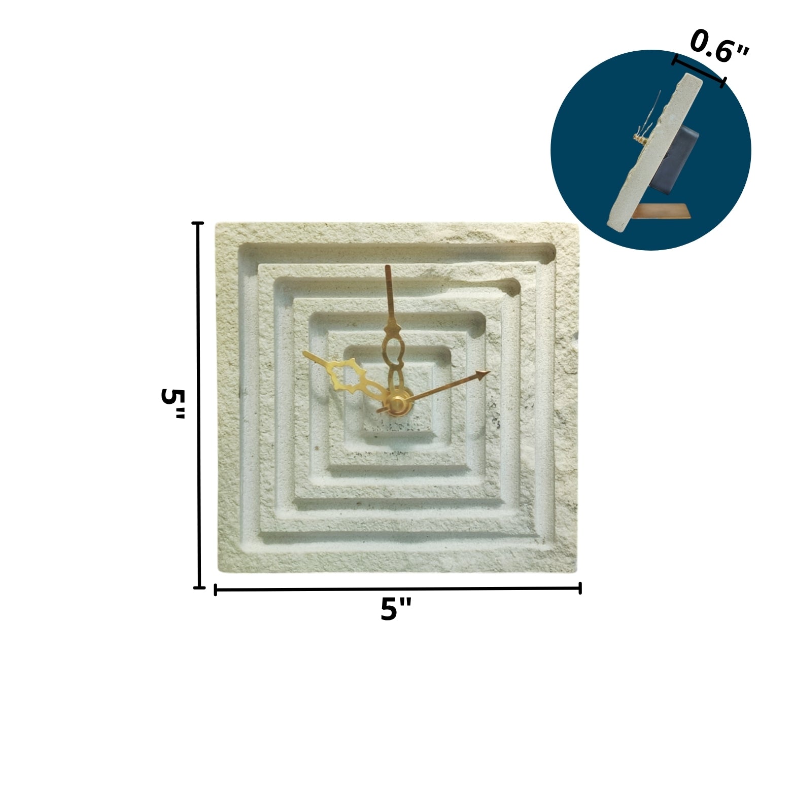 GEOMETRIC SQUARE CLOCK