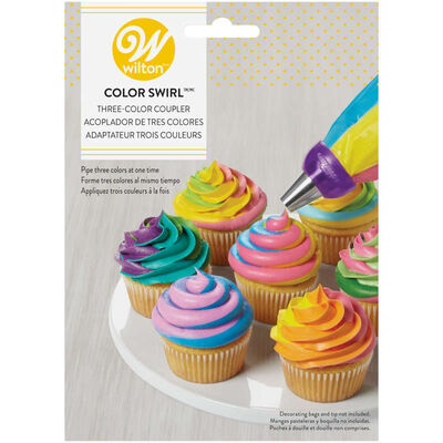 Wilton Color Swirl 3-Color Coupler Decorating Set