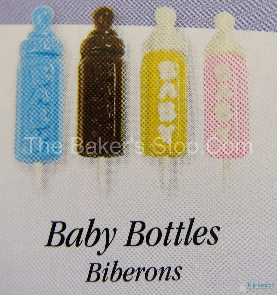 CANDY MOLD BABY BOTTLES LOLLIPOP