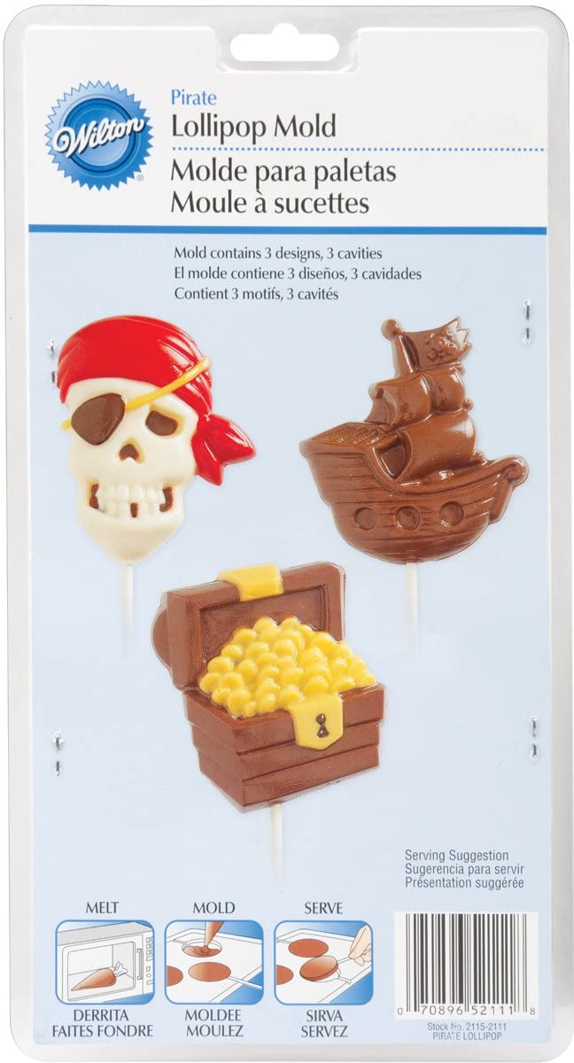 CANDY MOLD PIRATE LARGELOLLI