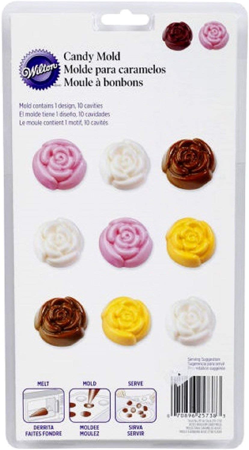 CANDY MOLD WED ROSES IN BLOOM