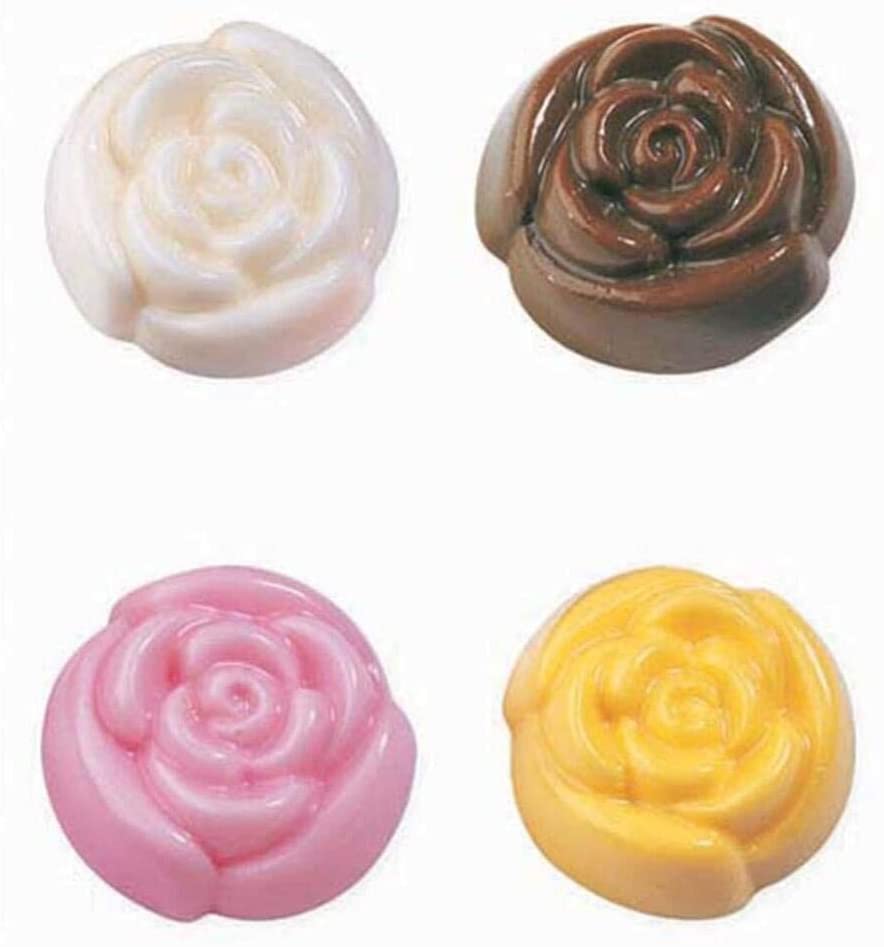 CANDY MOLD WED ROSES IN BLOOM