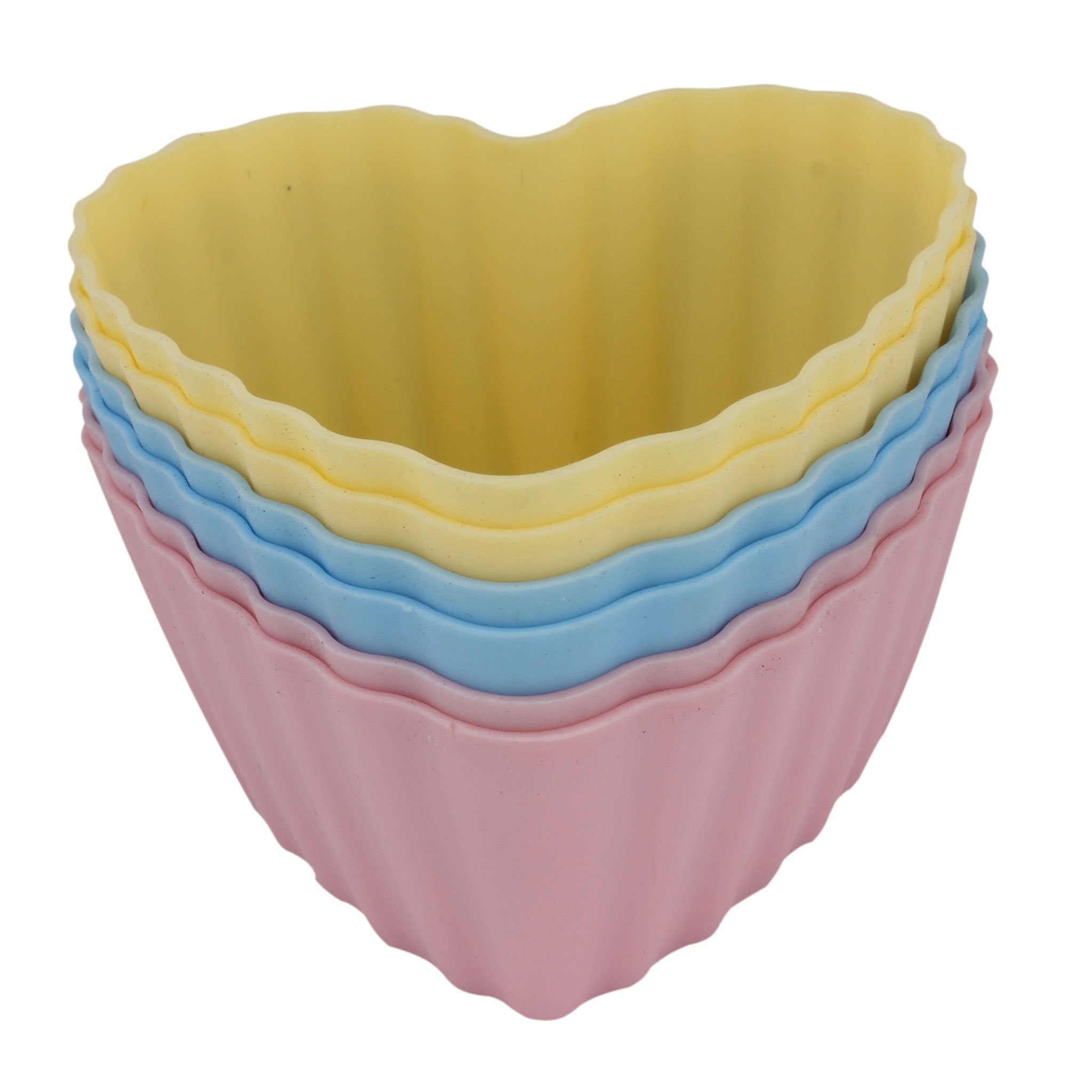 SILICONE MUFFIN HEART CUP