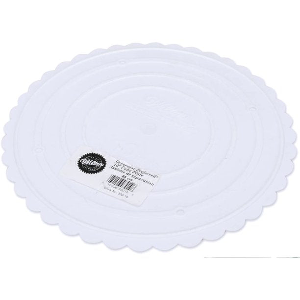 SEPARATOR PLATE SCALLOPED 10 INCH