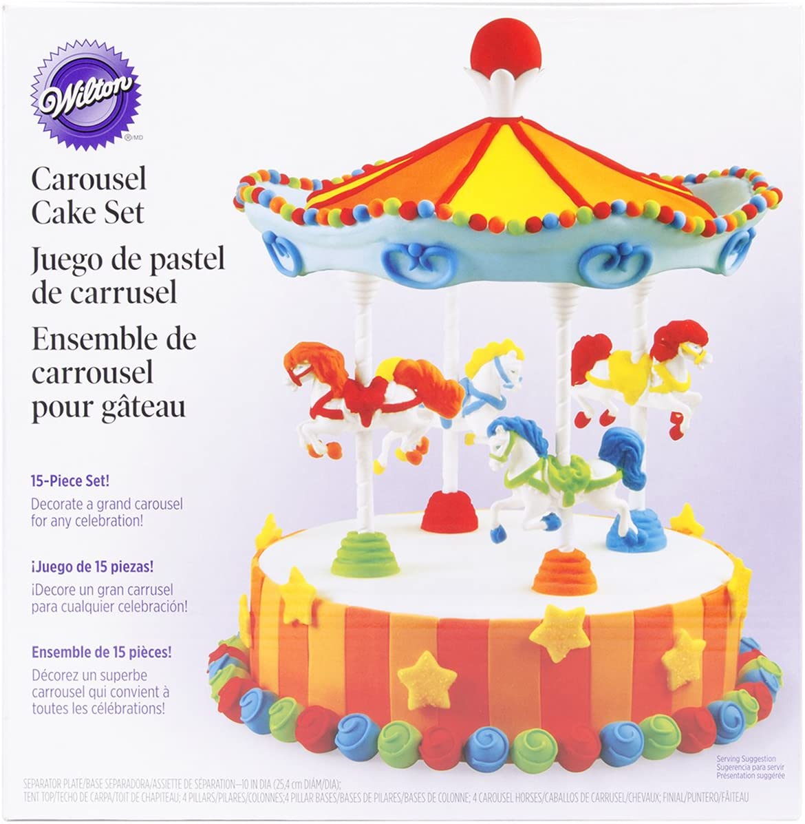 CAROUSEL CAKE DISPLAY SET