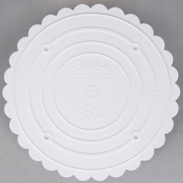 SEPERATOR PLATE SCALLOPED 8 INCH