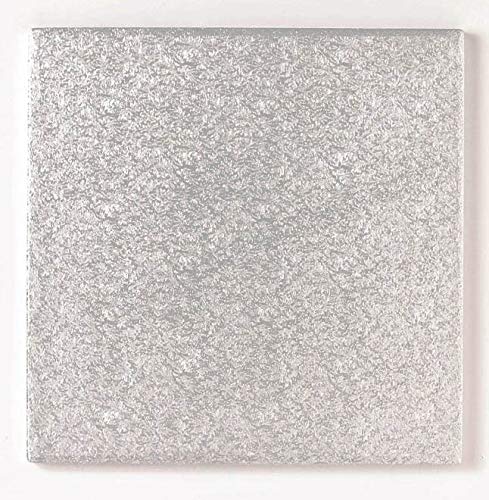 DRUM BOARD 8X8 INCH SQUARE SILVER