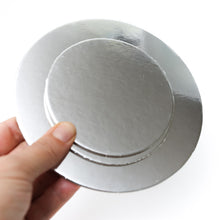 BOARD 10 INCH ROUND SILVER PACK OF 10