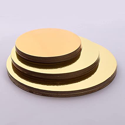 BOARD 12 INCH ROUND GOLD PACK OF 10