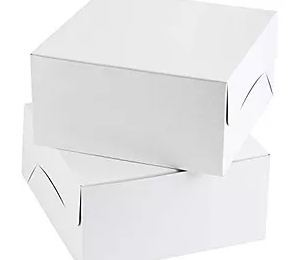 CAKE BOX 5 INCHES WHITE- PACK OF 10