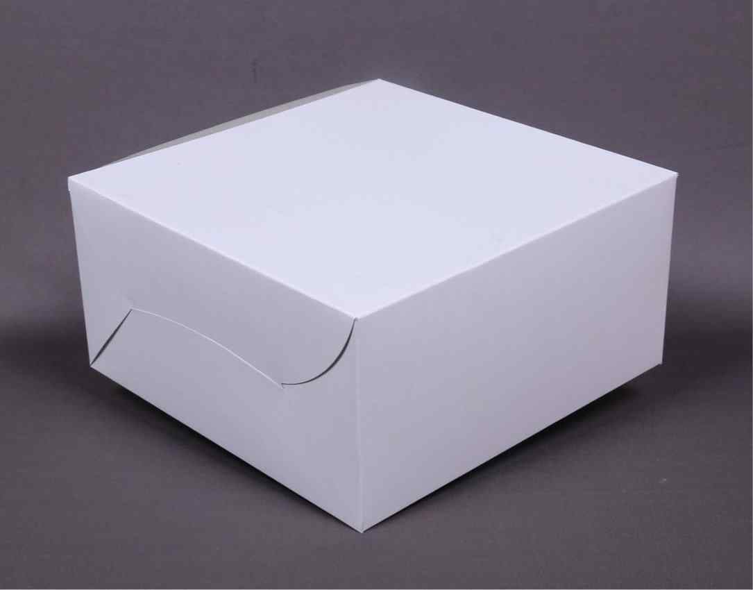 CAKE BOX 5 INCHES WHITE- PACK OF 10