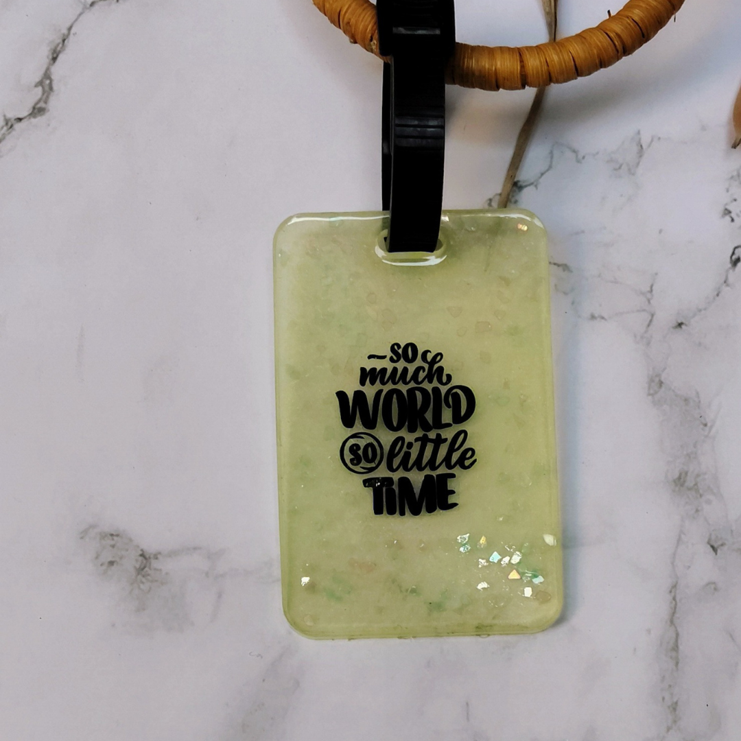Handcrafted  Bag Tag | Luxury Travel Luggage Tag