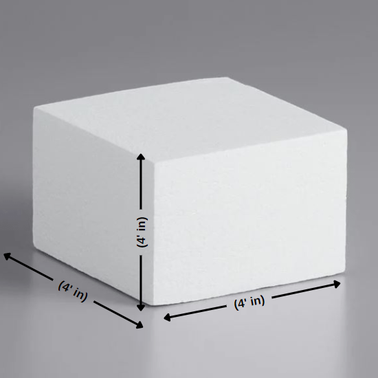 DUMMY SQUARE 4 x 4 x 4 INCH