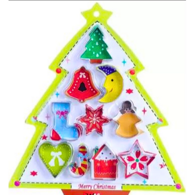 CHRISTMAS CUTTER SET OF 10 PC