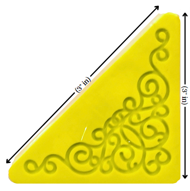 LACE MOULD SMALL TRIANGULAR