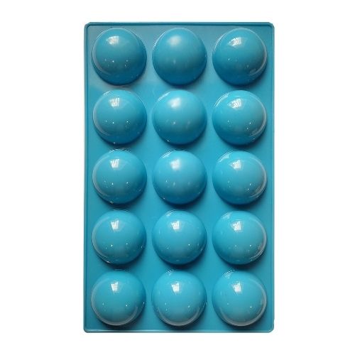 HALF ROUND SILICONE MOLD 15 CAVITY