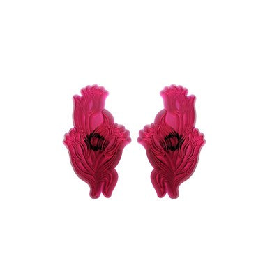 JME TULIP EMBROIDERY - CAKE SIDE SET OF 2