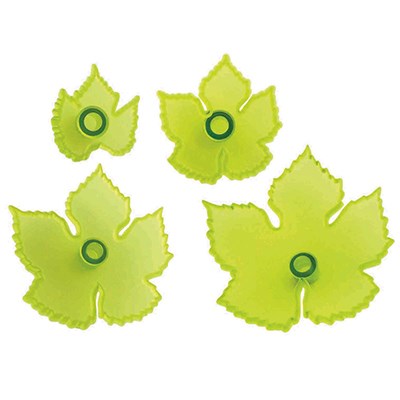 JME GRAPE VINE LEAVES CUTTER SET OF 4