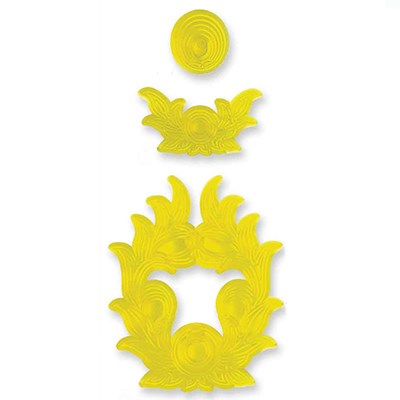 JME WEDDING CAKE CUTTER TOP 7 SIDES SET OF 3