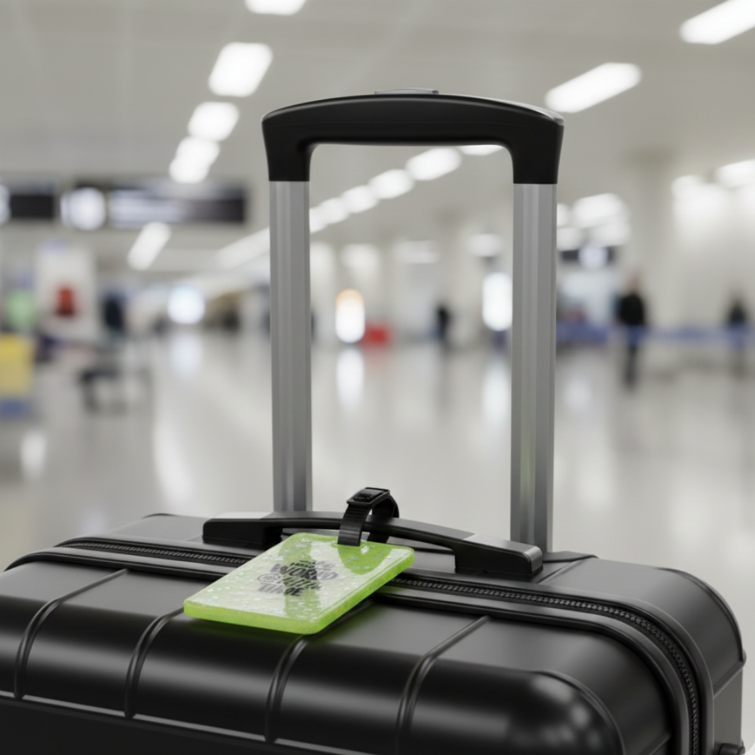 Handcrafted  Bag Tag | Luxury Travel Luggage Tag