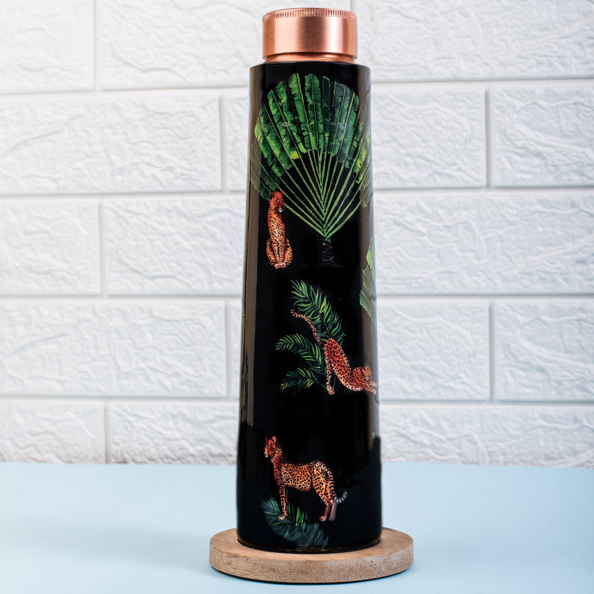 The Leopard Copper Bottle