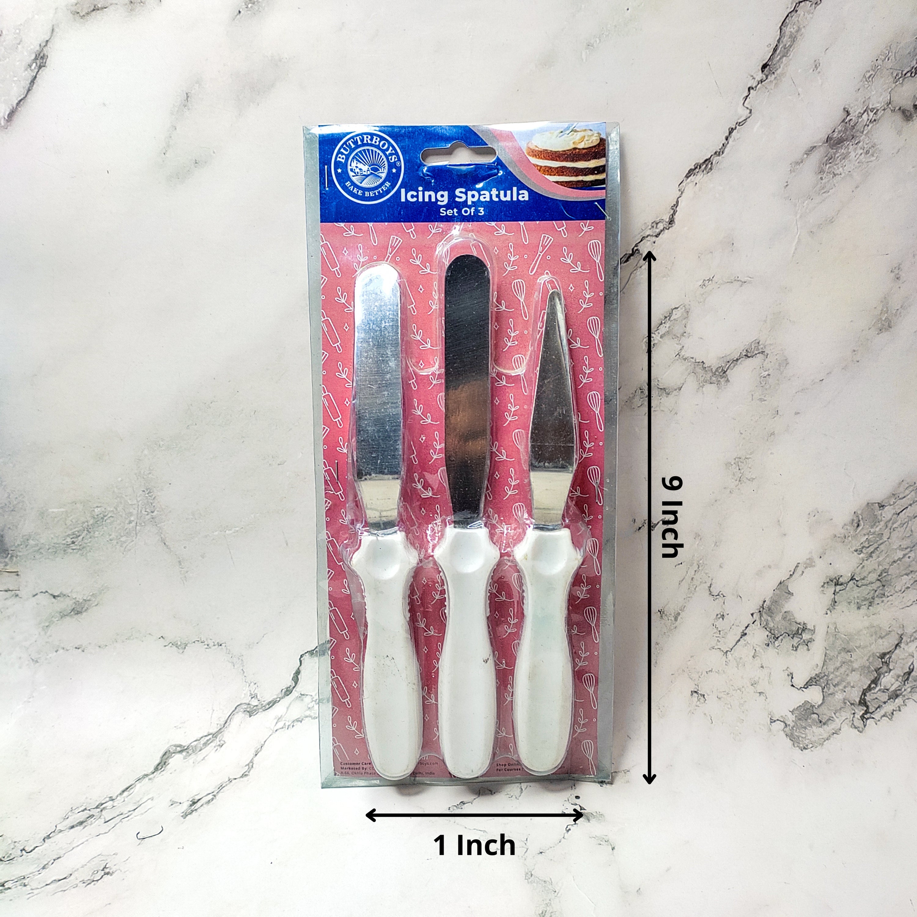 BUTTRBOYS ICING SPATULA SET/3