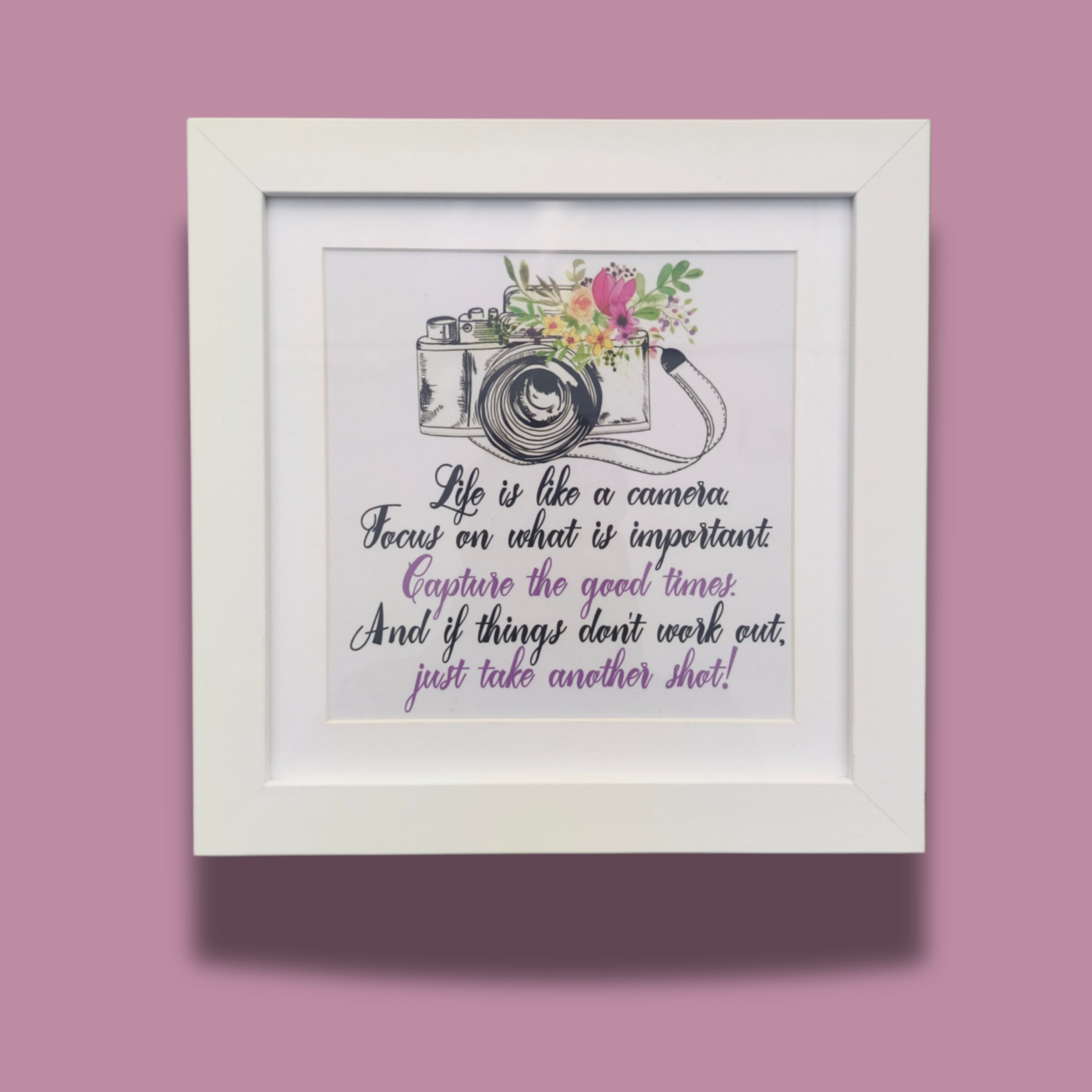 CAMERA LIFE POEM FRAME