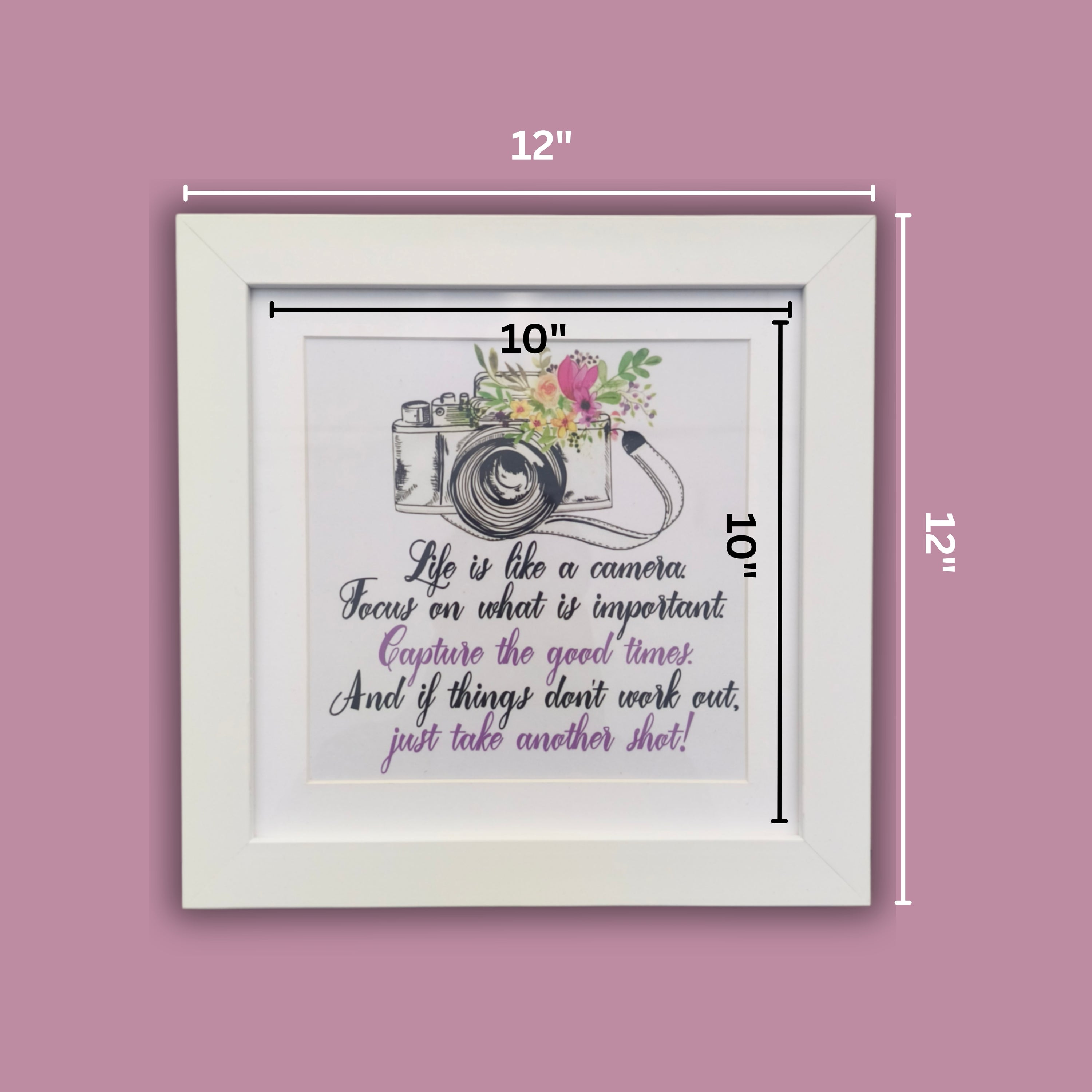 CAMERA LIFE POEM FRAME