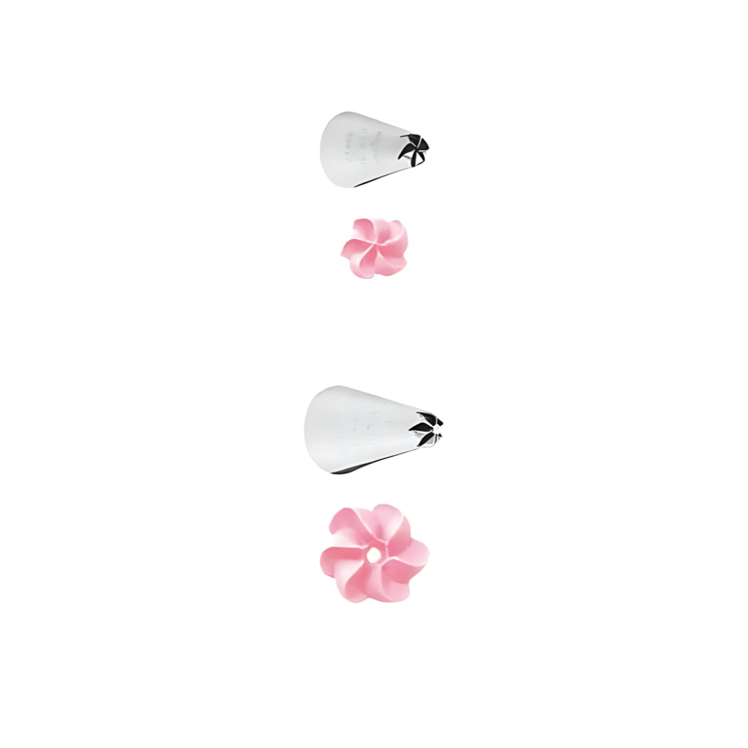 Wilton 418-613 Left-Hand Drop Flowers Decorating Tip Set