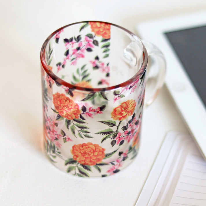 Marigold Glass Mug