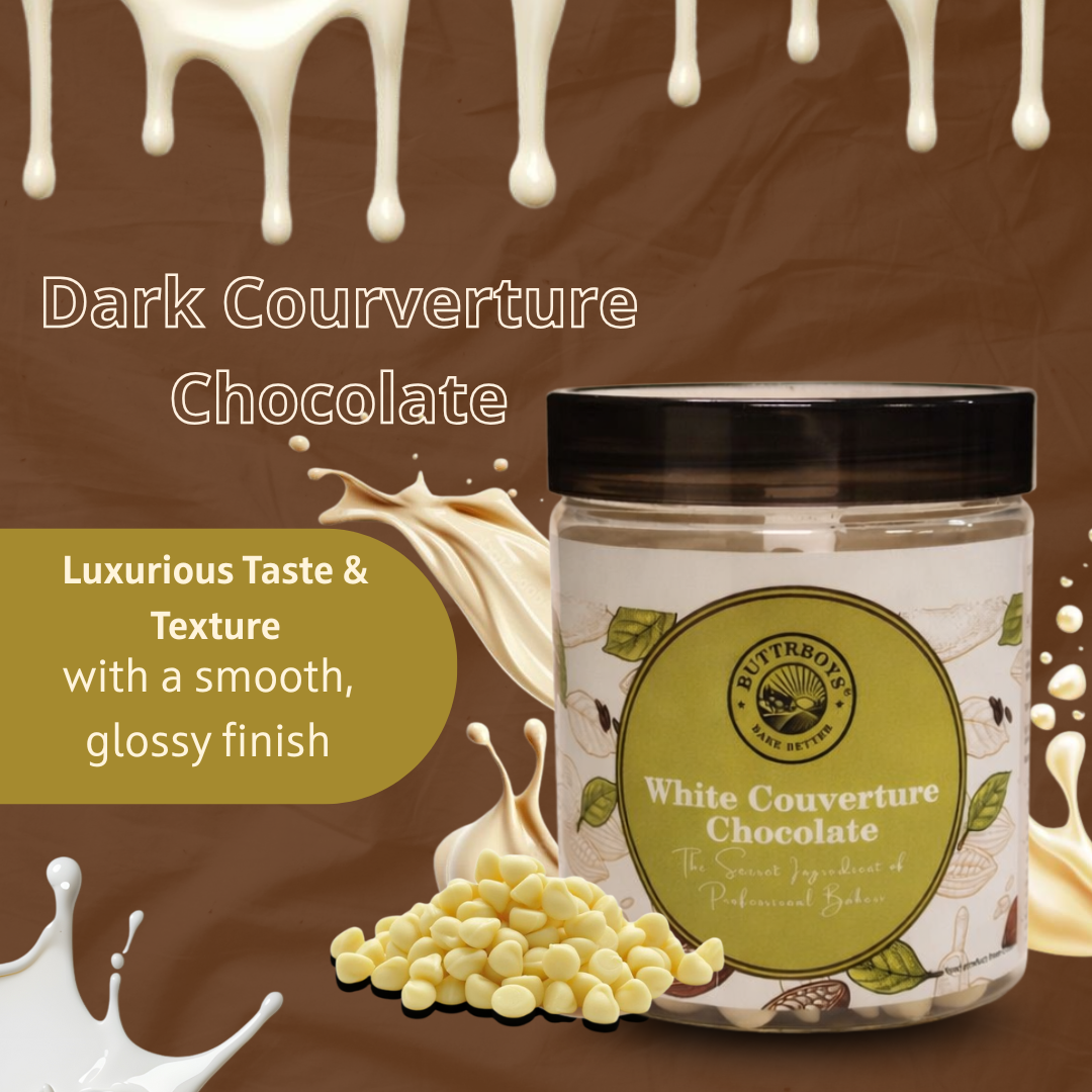 White Couverture Chocolate | Rich, Creamy & Professional Baking Chocolate